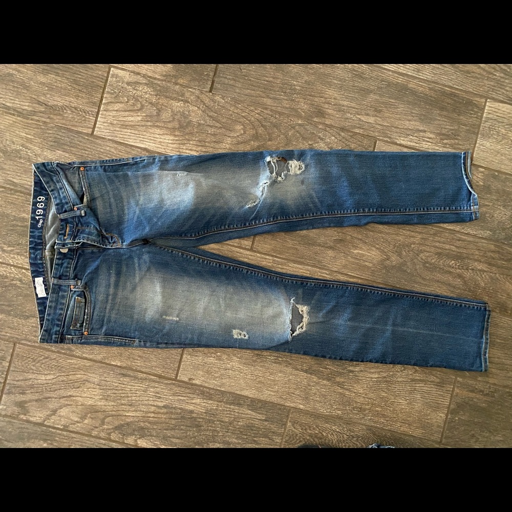Gap slim straight jeans size 26 reg
